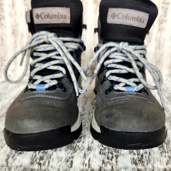 Columbia "Newton Ridge Plus Waterproof" Hiking Boot Grey | Women's Size 9.5 Wide - Picture 4 of 16